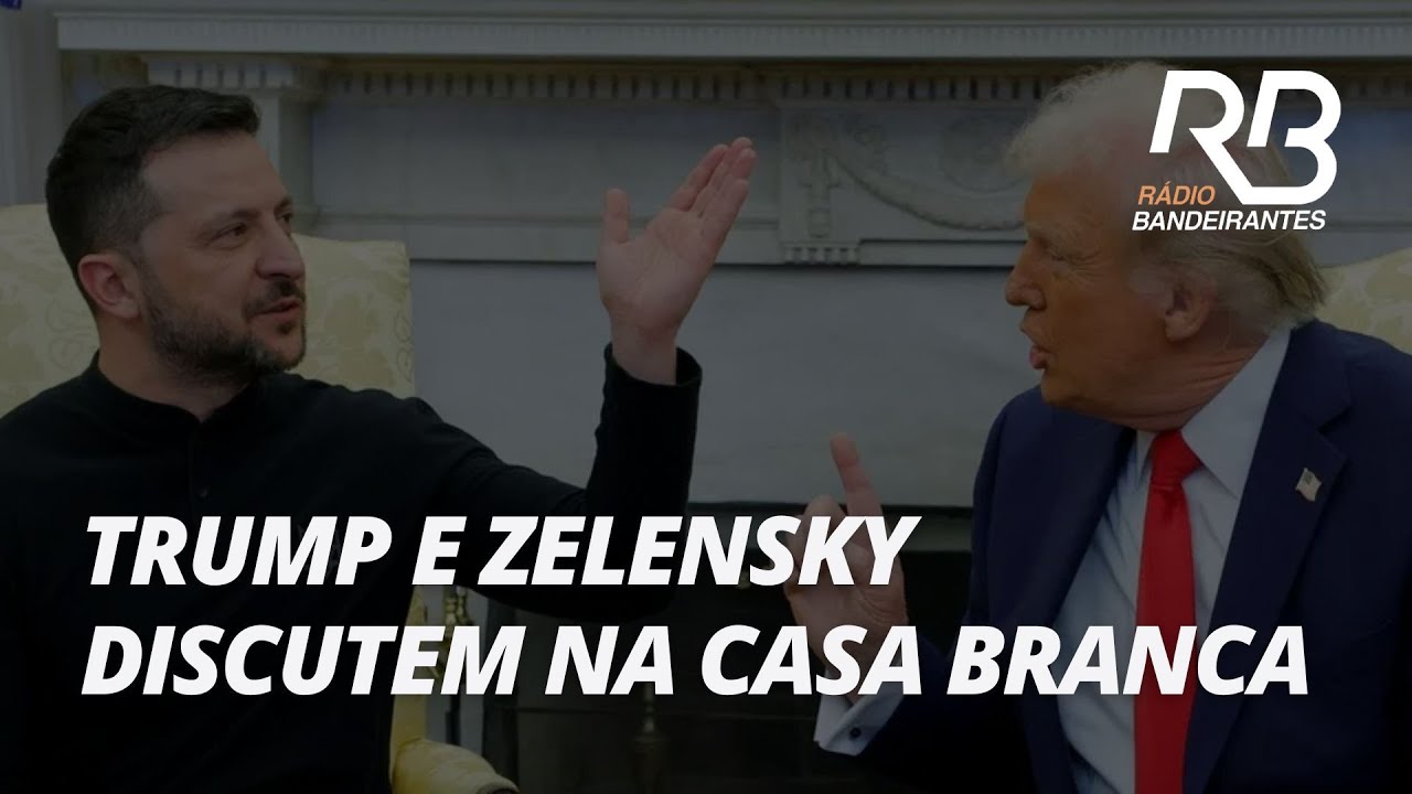 Trump e Zelensky trocam acusações em encontro na Sala Oval | Bandeirantes Acontece