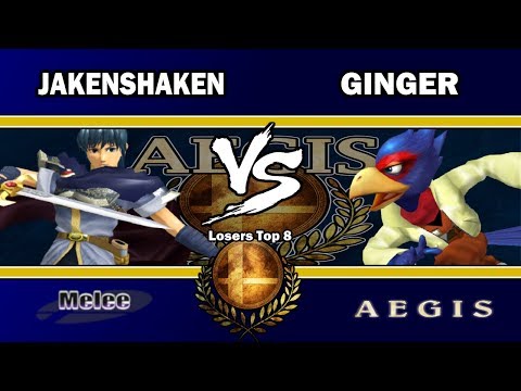 Aegis Losers Top 8-  Jakenshaken (Marth) vs. Ginger (Falco)