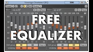 Video thumbnail for Voxengo Overtone GEQ FREE Equalizer VST/AU - QUICK TEST by Julian Doe