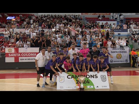 Resum Final Copa Catalunya futbol sala Infantil - Covisa Manresa FS -Industrias Santa Coloma (1-2)