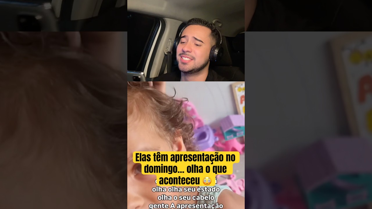 Elas têm apresentação no domingo… olha o que aconteceu 😳 #humor #react #dueto #comedia