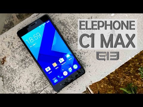 $119 Wonder Phablet | Elephone C1 Max 6.0 inch Android 7.0 unboxing & review | Gearbest