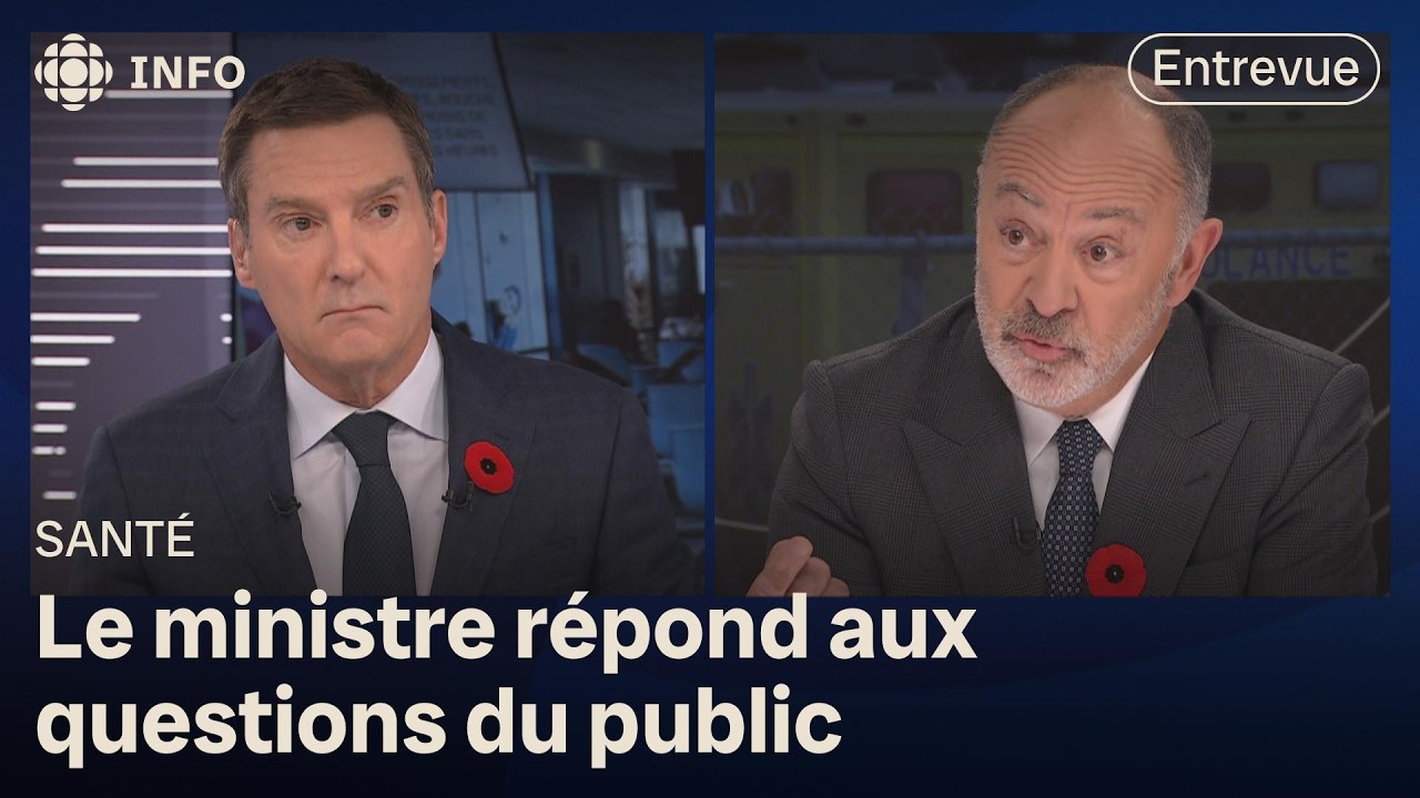 Le ministre de la Santé au Québec répond à vos questions
