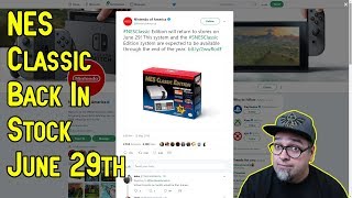 Nintendo Announces NES Classic Edition Back In Stock Jun 29th & Will Be Available Through 2018