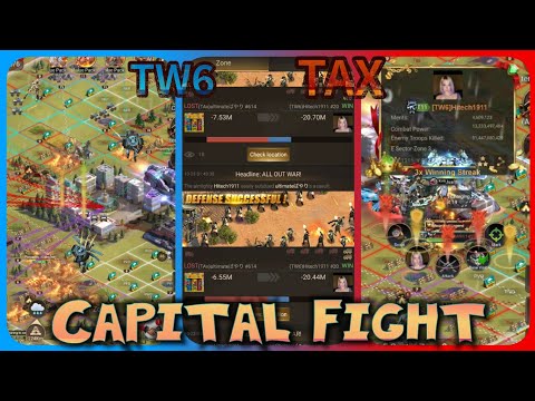 🔥 Capital Fight 🔥 TW6 Vs TAX ⭐ Crazy Attacks ::: Last Shelter Survival #24EGaming