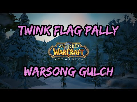 Wow Classic Twink Flag Pally 19 Battleground. World of Warcraft Warsong Gulch