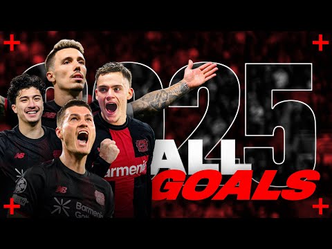 All Goals by Bayer 04 Leverkusen in 2025