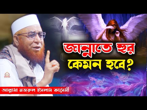 জান্নাতে হুর কেমন হবে? সর্ব  শেষ বেক্তির হুর কেমন হবে জান্নাতি হুরের বর্ণনা মুফতি নজরুল ইসলাম কাসেমী