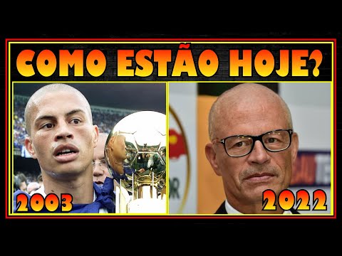 QUE FIM LEVOU TIME DO CRUZEIRO CAMPEÕES DA TRÍPLICE COROA 2003 - ANTES E DEPOIS DOS JOGADORES
