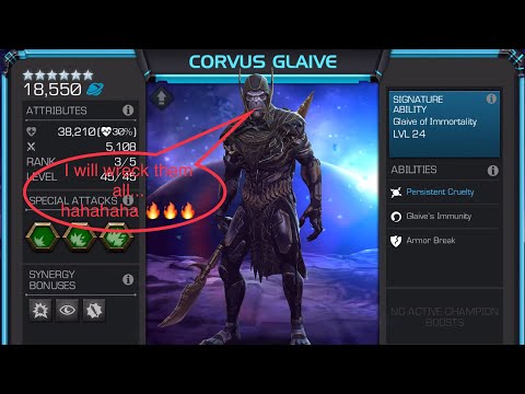 6 star Corvus Glaive goes to rank 3 - probably my favorite rank up of all times 🥰