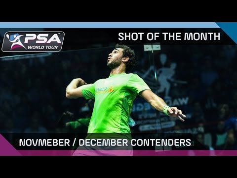 Squash: Shot of the Month - The Contenders (Nov & Dec '16)