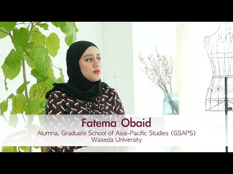 (English) Why did you study in Japan? Fatema Obaid from United Arab Emirates