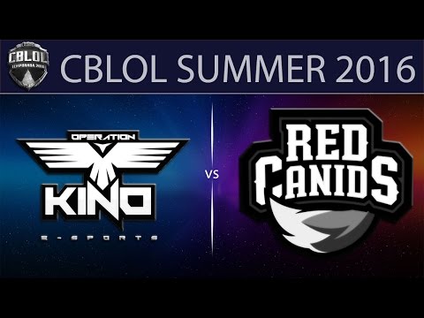 [LoL VODs] KINO vs RED Game 1 | CBLOL Winter 2016 (12.06.2016) - Operation Kino vs RED Canids