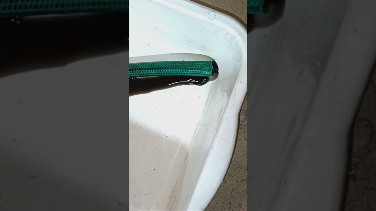 Nasty black water from water heater #hvac #hvacservice #diy #waterheater #tip #tips #tiktok #water