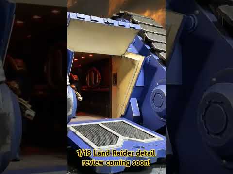 My Epic 1/18 scratch-built Warhammer Land Raider detail review to come soon! #aivideo #joytoy