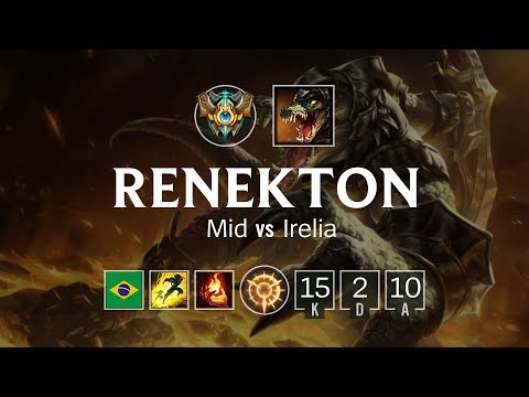 Renekton Mid vs Irelia - BR Challenger Patch 8.19