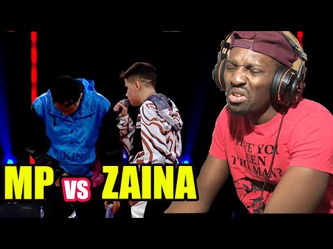 Americano reacciona a las batallas de rap español | ZAINA VS MP | Redbull Batalla de los Gallos