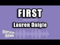 Lauren Daigle - First (Karaoke Version)
