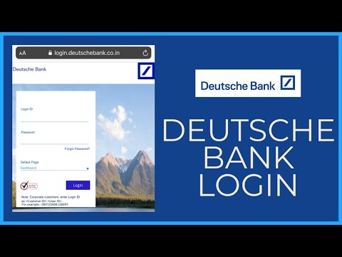 How to Login to Deutsche Bank Online Banking Account 2021? Deutsche Bank Login, Deutschebank.co.in