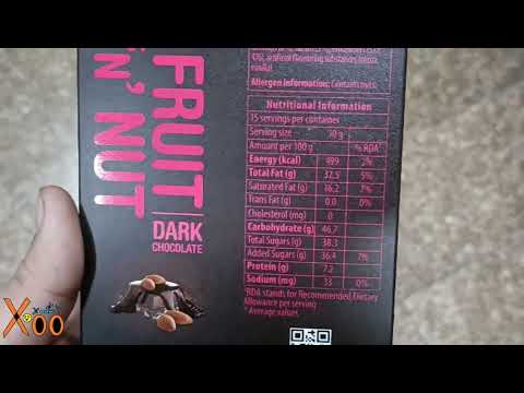Amul Dark chocolate Fruit and nut|yummy chocolate
