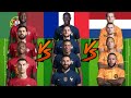 Portugal VS France VS Netherlands 💥NATİONAL TEAMS ULTRA VS  🔥💪