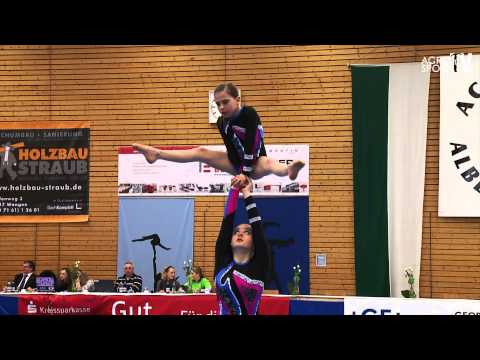 Acro Cup Albershausen 2013 Womens Pair Balance Youth TB Gingen Germany - Treiber, Schmid