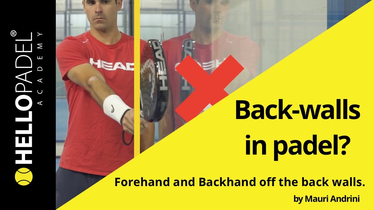 Differences hitting forehand, backhand off back wall.