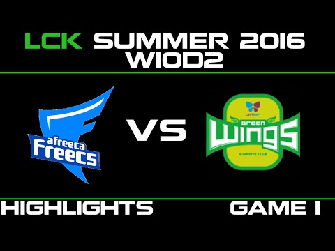 AFS vs JAG Game 1 Highlights LCK Champions 2016 W10D2 Afreeca Freecs vs Jin Air   JAG vs AFS   LCK L