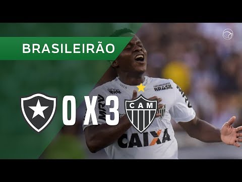 BOTAFOGO 0 X 3 ATLÉTICO-MG - GOLS - 19/08 - BRASILEIRÃO 2018
