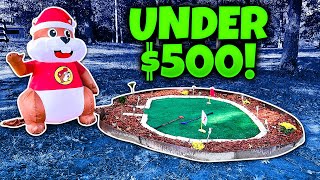 DIY Backyard Putting Green On A Budget