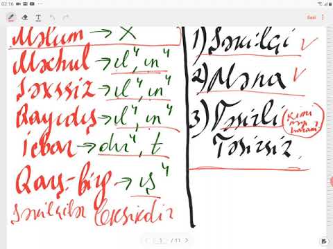 Feilin qrammatik məna növləri