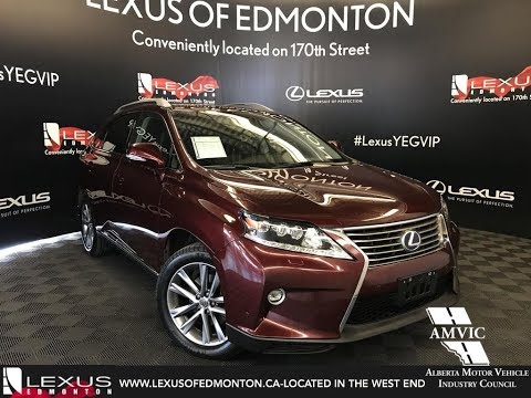 Used Red 2015 Lexus RX 350 Touring Package Review Cold Lake Alberta