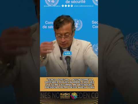 “Tengo derecho a defender mi buen nombre, cada vez que se me calumnie, me defenderé”: Pdte. Petro