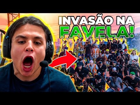 PAULINHO DEFENDS HIS FAVELA from the INVASION of TWO FACTIONS in GTA RP! (Modder clips)