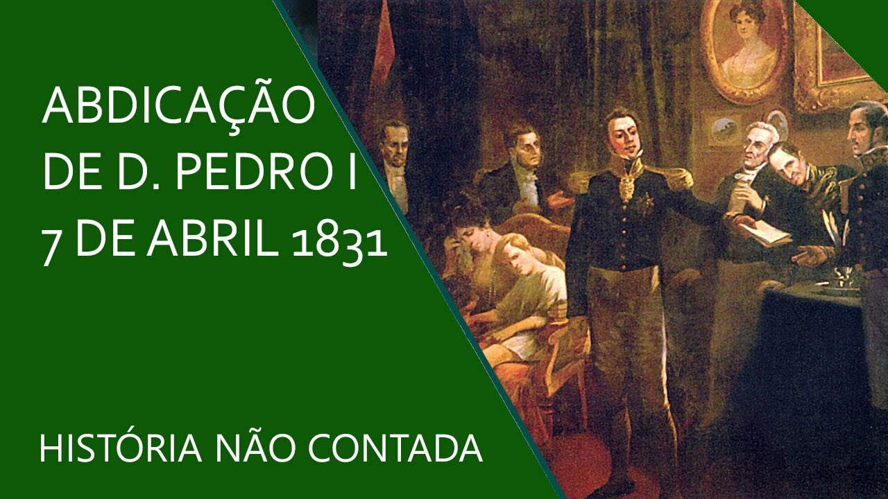 Abdicação de D  Pedro I