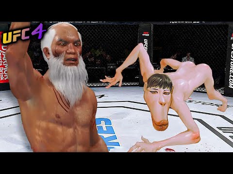 Old Bruce Lee vs. Cart Titan - EA Sports UFC 4