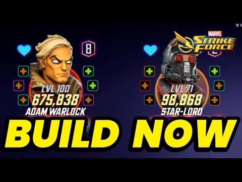 SUPER TEAM! STAR LORD & ADAM WARLOCK REWORKS! GALACTIC COUNCIL | JAN 2026 | MARVEL Strike Force