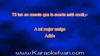 Banda El Recodo, Juan Gabriel - Adios al amigo KARAOKE