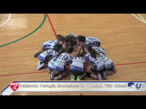 Pallavolo Perugia Monteluce 2-1 A S D  Vitt Chiusi HIGHLIGHTS Finale 3° 4° pallavolo under 12