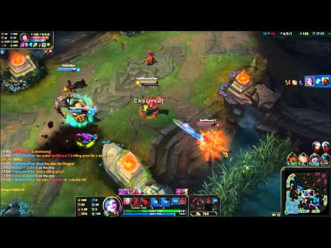 LoL Gameplay - Jinx Chase Penta!