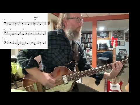 Eight Days a Week - Beatles Bass Cover - Paul McCartney's Bass Line