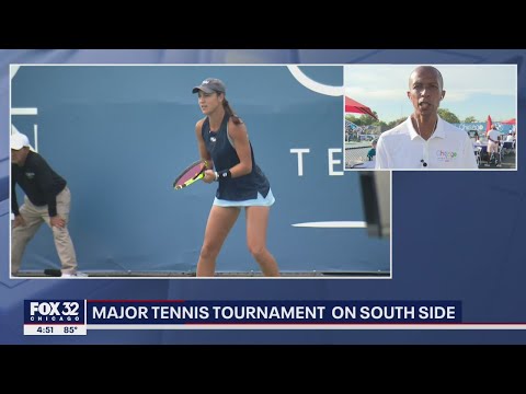 Major tennis tournament taking place on Chicago's South Side