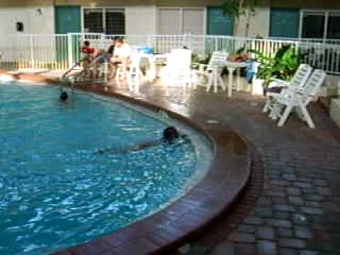 Tyrik Back Flips in Destin