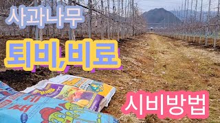 2024년 사과나무 퇴비,비료 시비방법
