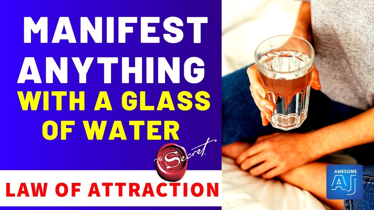 POWERFUL WATER TECHNIQUE ✅ Manifest Your Desires with a Glass of water (Law of Attraction)