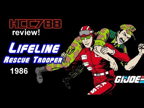 HCC788 - 1986 LIFELINE - Rescue Trooper - Vintage G.I. Joe toy review!