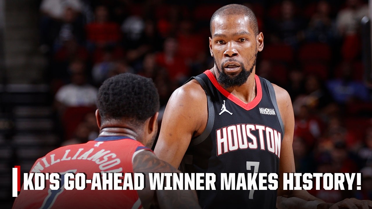 KEVIN DURANT GO-AHEAD WINNER🚨 KD passes Dirk Nowitzki for 4th most in play-by-play era | NBA on ESPN