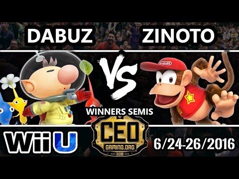 CEO 2016 Smash 4 - dT | Dabuz (Rosalina, Olimar) Vs. Pulse | Zinoto (Diddy Kong) SSB4 Winners Semis