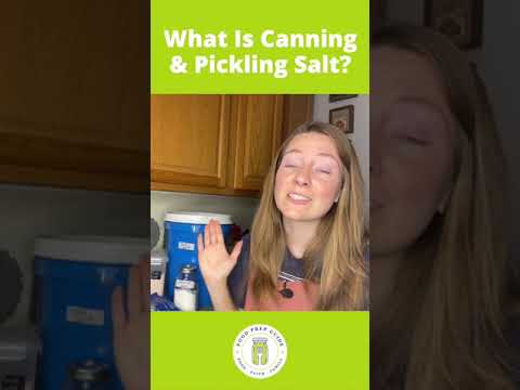 What Is Canning & Pickling Salt? #shorts  #canning