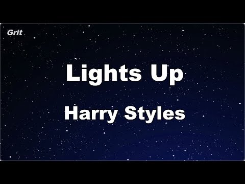 Lights Up - Harry Styles Karaoke 【No Guide Melody】 Instrumental